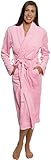 Silver Lilly Womens Plush Wrap Kimono Loungewear