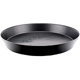 Generic Pots 724929 Black Premium Plastic Saucer, 25"