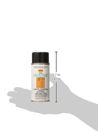 Grumbacher 649 4-3/4-Ounce Final Fixative, Matte Spray Can