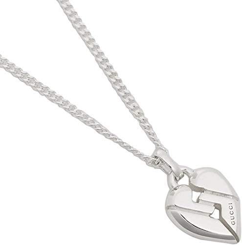 [グッチ] ネックレス アクセサリー レディース GUCCI 313463 J8400 8106 ノット ハート ペンダント ペンダント シルバー [並行輸入品]