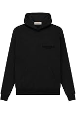 Amazon.com: Essentials Fear of God Stretch Limo/Black Hoodie, X  