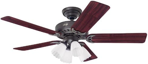 Hunter 25587 The Studio Series 52 Inch Five Cherry Walnut Blades