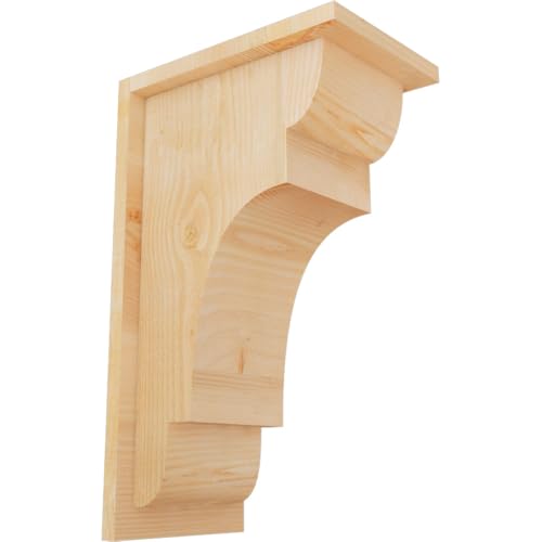 Ekena Millwork COR08X12X20NEB01RDF 8"W x 12"D x 20"H New Brighton Rough Sawn Co…