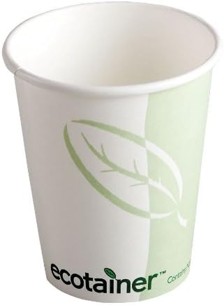 HOT Cup 8 oz. PLA Lined (Case of 1000) Made in USA