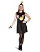 Paper Magic Angry Birds Sassy Bird Costume Dress, Black, Medium
