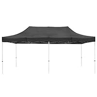 Instahibit 10x20 ft Pop Up Canopy Tent Commercial Ez up Canopy Shade for Trade Fair Party Tent with 1680D Roller Bag