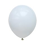 Neo LOONS 5" Standard White Premium Latex Balloons Great for Kids , Adult Birthdays, Weddings , Receptions, Baby Showers, Water Fights, or Any Celebration, Pack of 100
