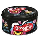 Liquorice Bassetts Allsorts Tin 800g
