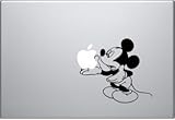 Mickey Mouse Holding Vinyl Decal Skin for Apple Macbook Pro Air Laptop Computer