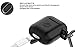 amasing AirPods Case 7 in 1 for Airpods 1&2 Accessories Kits Protective Silicone Cover for Airpod Gen1 2 (Front Led Visible) with 2 Ear Hook /2 Staps/1 Clips Tips Grips/1 Zipper Box Black