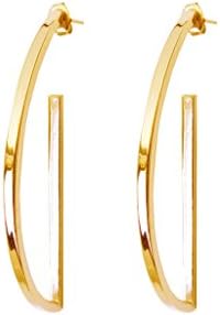PAIGE NOVICK LARGE HALF MOON EARRINGS