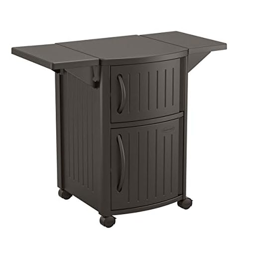 Suncast Outdoor Grilling Prep Station Portable Outdoor BBQ