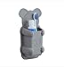 Tooletries - Koala Pouch (Grey), Silicone Waterproof Toothbrush Holder For Small Toiletry Items, For Shower, Bathroom And Any Shinny Surfaces. Features Silicone Grip Technology