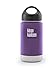 Klean Kanteen Wide Mouth Double Wall Insulated Water Bottle with Loop Cap, Wild Grape, 12-Ounce