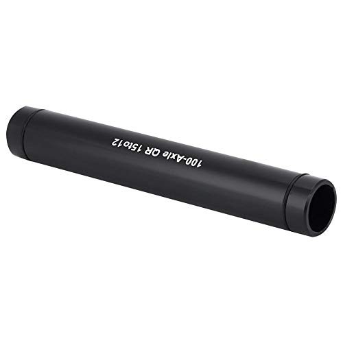 Thru Axle Adapter, Bicycle Thru Axle Adapter Bike Thru Axle Hub Adapter 15mm to 12mm Quick Release Skewer Bike Hub Adapter(Black)