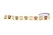 Juvale 1260 Count, 6 Rolls Square Teacher Reward Stickers for Students, Happy Face Stickers, Self-Adhesive Good Job Stickers for Kids, School Supplies, Banners, Binders and Homeworks