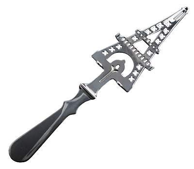 Fox Den Stainless Steel Eiffel Tower Absinthe Spoon - Thumbnail 3