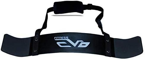 EVO Fitness Weightlifting Arm Blaster Biceps Isolator Gym Support Straps Wraps