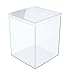 6 Crystal Clear Hard Plastic Display Case for Collectibles, Clear Gift Box for Party Favors, 3.44