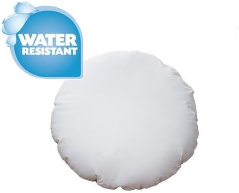 IZO Home Goods Premium Outdoor Anti-Mold Water Resistant 14 Inch Diameter Round Floor Pillow Insert Cushion Seating
