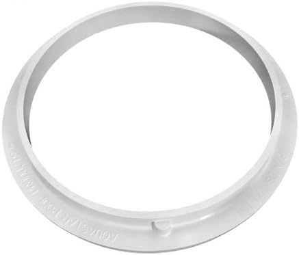 Aquastar DS101 8" Round Adjustable Adapter Collar for Sump - White