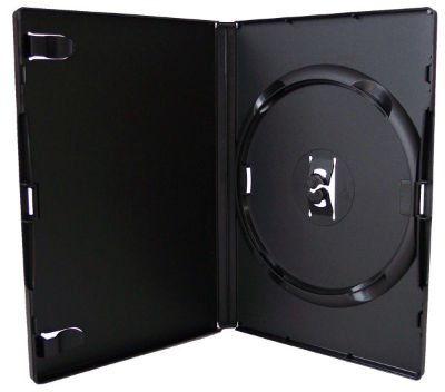 5 x Single Black Amaray DVD Replacement Cases