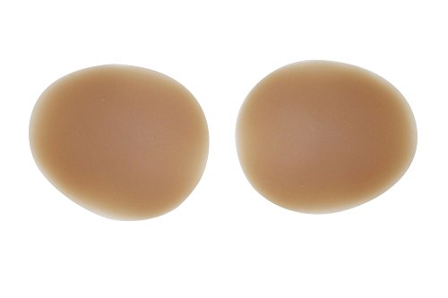 Flirtzy Reusable Super Thin Non-Adhesive Waterproof Silicone Nipple Cover, Mocha