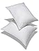 In Style Furnishings - Set of 2 Luxury Pillows - Hotel Quality - Hypoallergenic Soft and Fluffy Pillow with 100% Cotton Cover and Extra FINE Fiber/Poly Filling — Standard