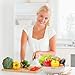 Stainless Steel Colander, 5 Quart Size ~ Microperforated Kitchen Strainer for Pasta, Rice, Orzo, Fruits, Vegetables & More ~ With Riveted Handles & 11.22 Diameter Bowl by SimplyHomeOnline