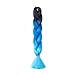 Hairingrid Jumbo Braid Hair Ombre Extension 24inch 6pcs/Lot 100g/pc Synthetic Hair Twist Braiding Hair Crochet Hair for African American Women (R76XM52#)