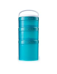 BlenderBottle ProStak Twist n' Lock - Botes de almacenamiento (3 unidades)