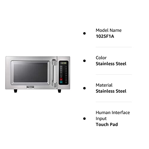 Midea Equipment 1025F1A Countertop Commercial Microwave Oven with Touch