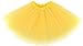 Adult Classic 3 Layered Tulle Tutu Ballet Skirts Ruffle Pettiskirt, Yellow