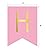 Birthday Party Pack - Pastel Pink Happy Birthday Bunting, Poms, and Swirls Pack- Birthday Decorations - 21st - 30th - 40th - 50th Birthday Party Supplies