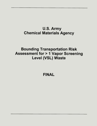 Bounding Transportation Risk Assessment for > 1 Vapor Screening Level (VSL) Waste