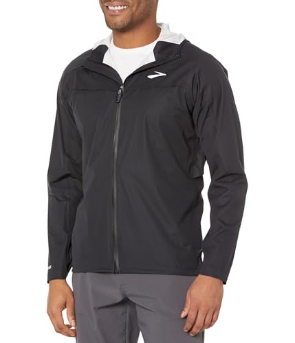 BROOKS 211448001 High Point Waterproof Jacket Jacket Hombre Black Tamaño 45