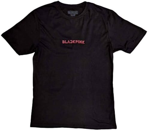 Amazon.com: Blackpink T Shirt The Album Tracklist Logo Official