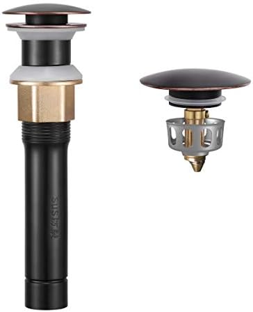 Gowin Bathroom Sink Drain Vessel Sink Lavatory Vanity Pop Up Drain Stopper Pop Up Basin Drain Stopper Sink Drain Assembly Without Overflow Oil Rubbed Bronze Amazon Com