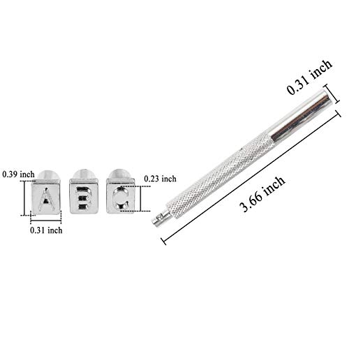 2 Yoption+Leathercraft+Alphabet+Imprinted+Punching