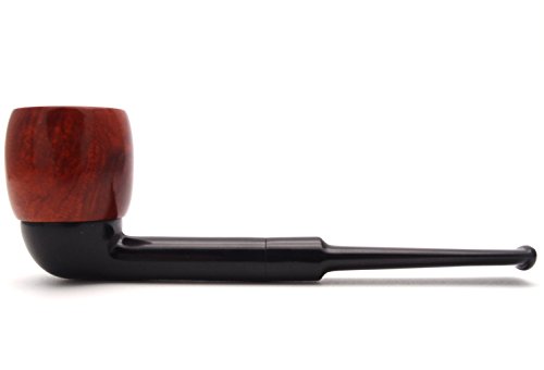 Mr. Brog Billard Tobacco Pipe - Model No: 75 Capitan Mahogany - Mediterranean Briar Wood - Hand Made