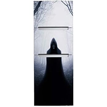 Fridge Door Wrap Vinyl Sticker - Skin Decor Front Refrigerator DecorationWallpaper Decal - Covering Freezer Art Peel and Stick Mural