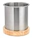 Blissful Home Stainless Steel Kitchen Utensil Holder Caddy - Large enough to hold all your cooking and serving tools - non slip removable base