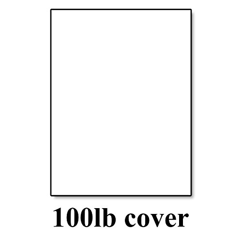 image for Hamilco White Cardstock Thick Paper - 8 1/2 x 11