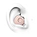 Bluetooth Headset,V4.1 Mini Invisible Earpiece In Ear Wireless Bluetooth Headphone Earbud Earphone Headset with Microphone Hands-Free Calls And Earphones (Pink-Golden)