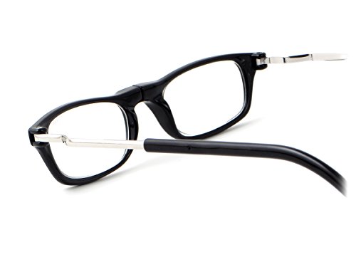 Clic Magnetic XXL Reading Glasses in black, +1.50
