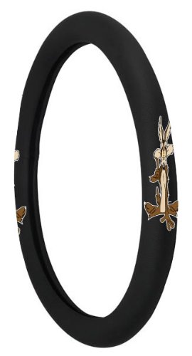 1pc Looney Tunes Wile E. Coyote Steering Wheel Cover for Car Suv Truck