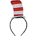 Costumes USA Dr. Seuss Cat in the Hat Headband for Kids, Halloween Costume Accessories, 2 1/4