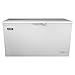Commercial Top Chest Freezer - KITMA 9.6 Cu. Ft. Deep Ice Cream Freezer with Adjustable Thermostat, Compact Refrigerator, White