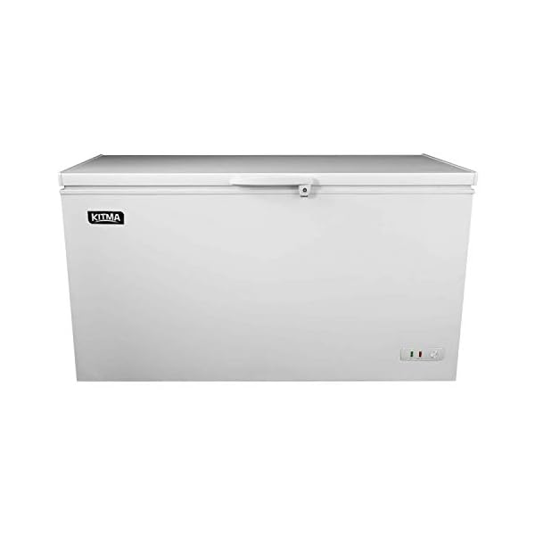 KITMA Commercial Top Chest Freezer 9.6 Cu. Ft. Deep Ice Cream Freezer