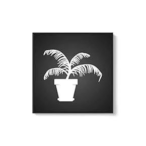 Framed Canvas Wall Art for Living Room, Bedroom Abstract Trees Canvas Prints for Home Decoration Ready to Hang - 16x16 inches